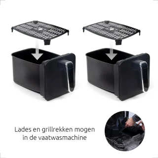 BluMill Airfryer XXL 8L Touchscreen 1700W