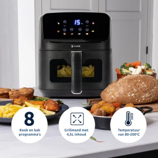 BluMill ColorTouch Airfryer 4,5L 1500W