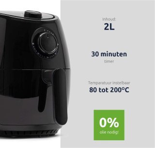 BluMill Mini Airfryer 2L 1000W