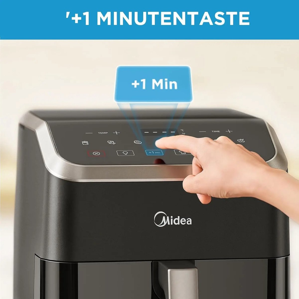 Boleen Airfryer Heteluchtfriteuse 5L Zwart