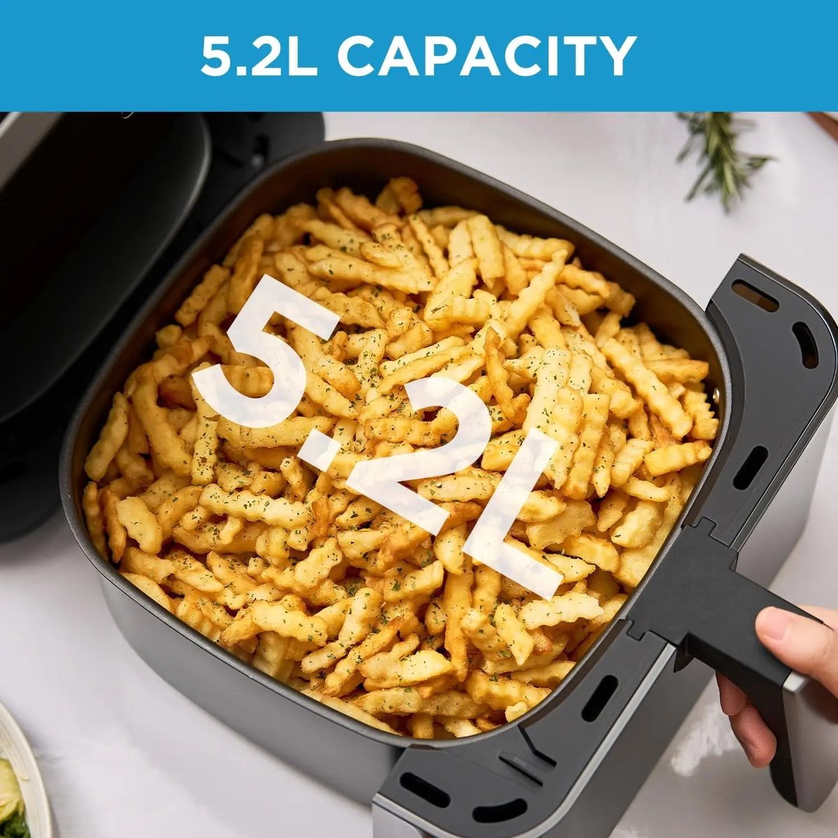 Boleen Airfryer Heteluchtfriteuse 5L Zwart