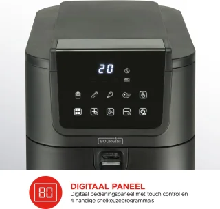 Bourgini Slimfit Airfryer Pure XL 5L