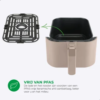 Bourgini Slimfit Airfryer XL Beige 5L