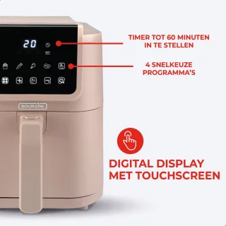Bourgini Slimfit Airfryer XL Beige 5L