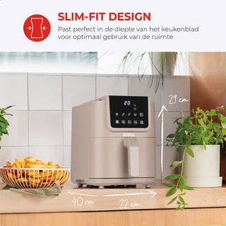 Bourgini Slimfit Airfryer XL Beige 5L