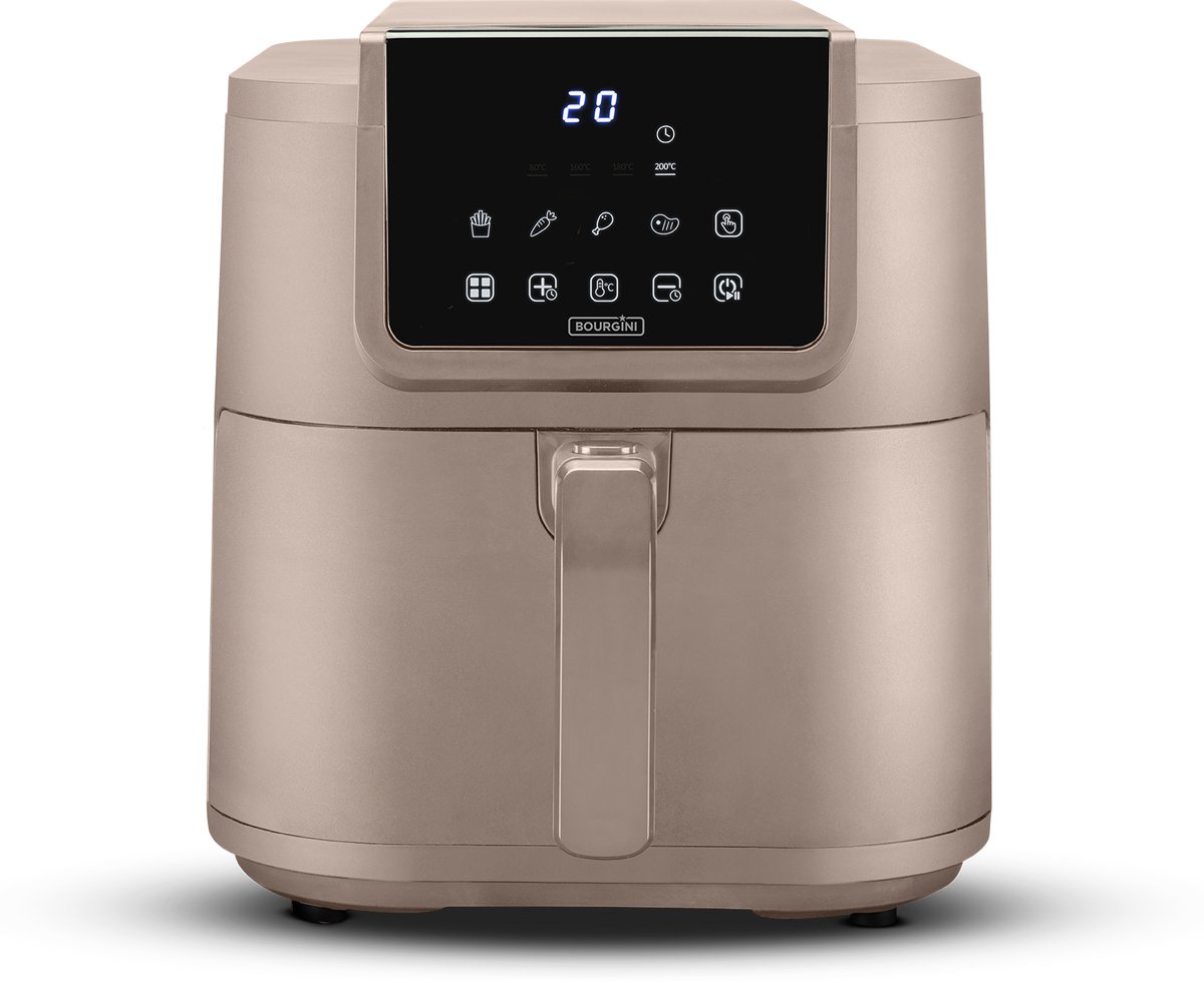 Bourgini Slimfit Airfryer XL Beige 8L 1700W