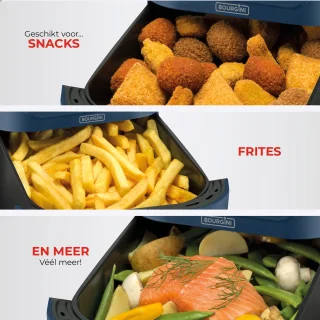 Bourgini Slimfit Airfryer XL Blauw