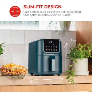Bourgini Slimfit Airfryer XL Blauw