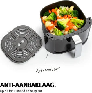 Brabantia HaloAir BBEK1131 Airfryer 5.5L Zwart