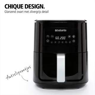 Brabantia HaloAir BBEK1131 Airfryer 5.5L Zwart