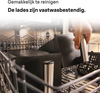 Braun TwinCook 3 Dubbele Airfryer TD3030 Zwart