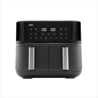 Braun TwinCook 3 Dubbele Airfryer TD3030 Zwart