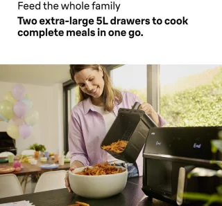 Braun TwinCook 5 TD5030IBK - Dubbele Airfryer
