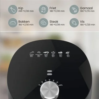 Brock Electronics Airfryer 3.5L Zwart