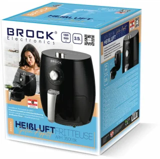 Brock Electronics Airfryer 3.5L Zwart