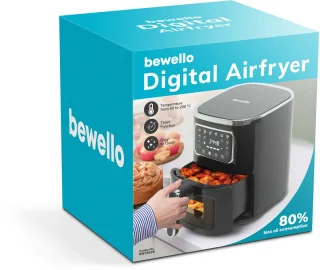BW Airfryer BW1002B - 5 L - Zwart