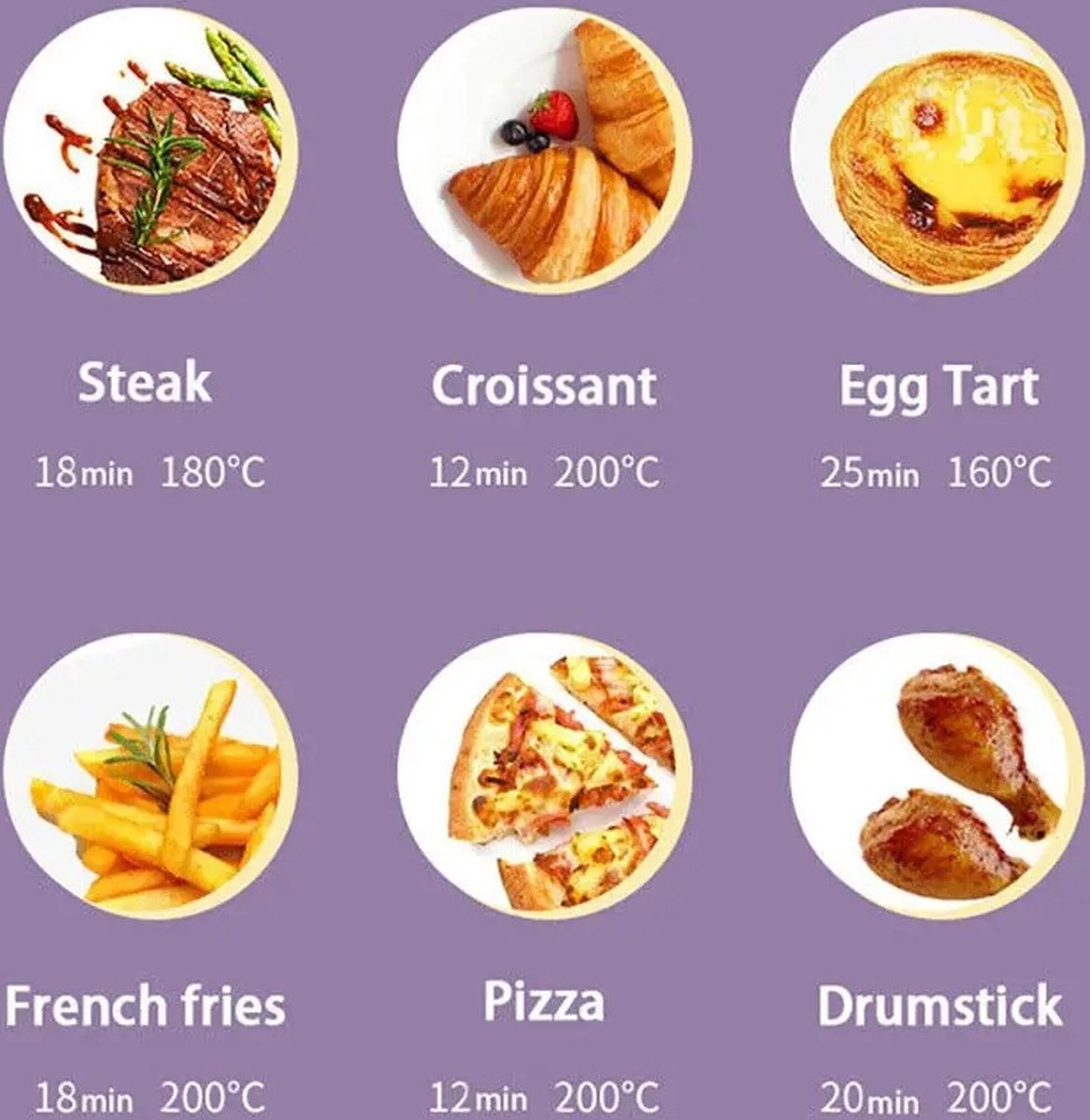 By Barkhuis Airfryer Luchtfriteuse Zwart Transparant