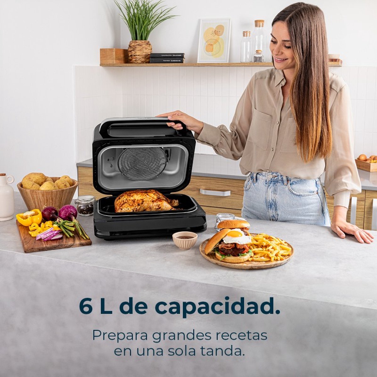 Cecotec Cecofry FireDome 6000 Airfryer Grill 2400W