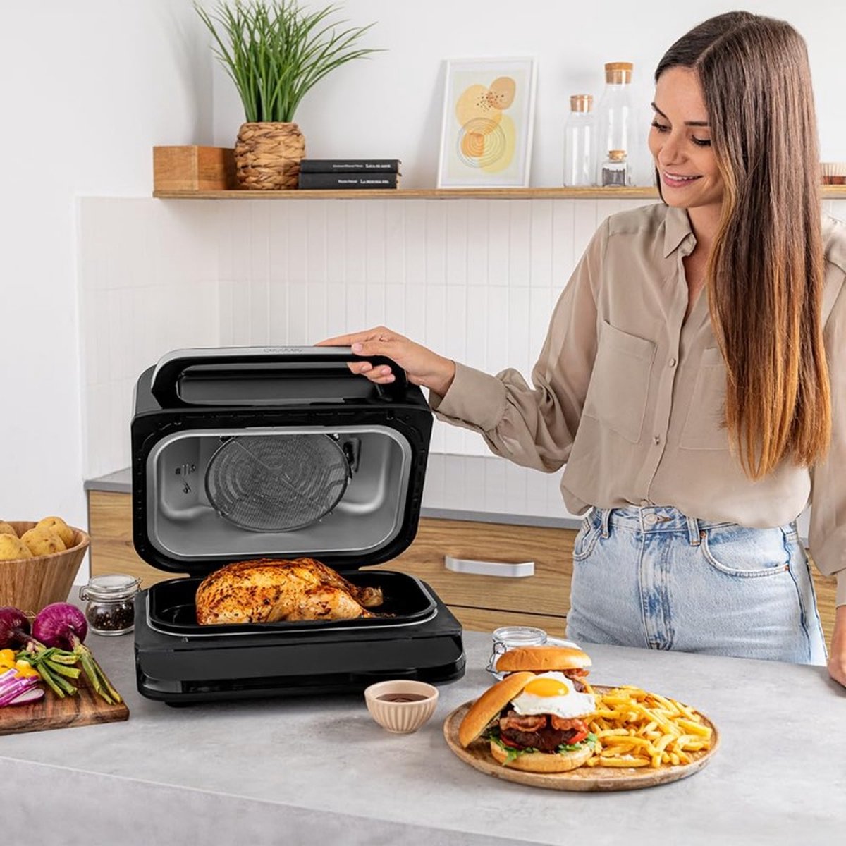 Cecotec Cecofry FireDome 6000 Airfryer Grill 2400W