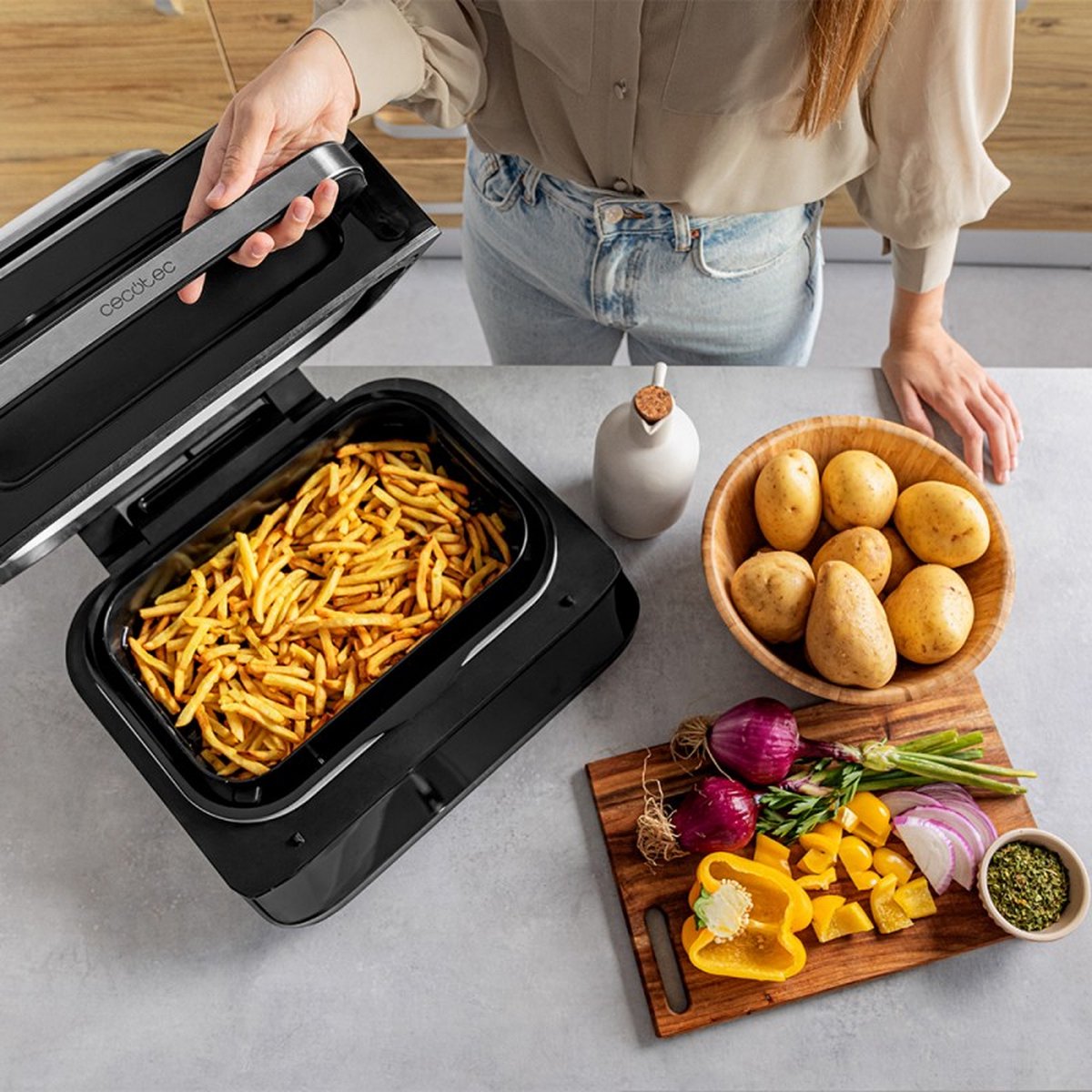 Cecotec Cecofry FireDome 6000 Airfryer Grill 2400W