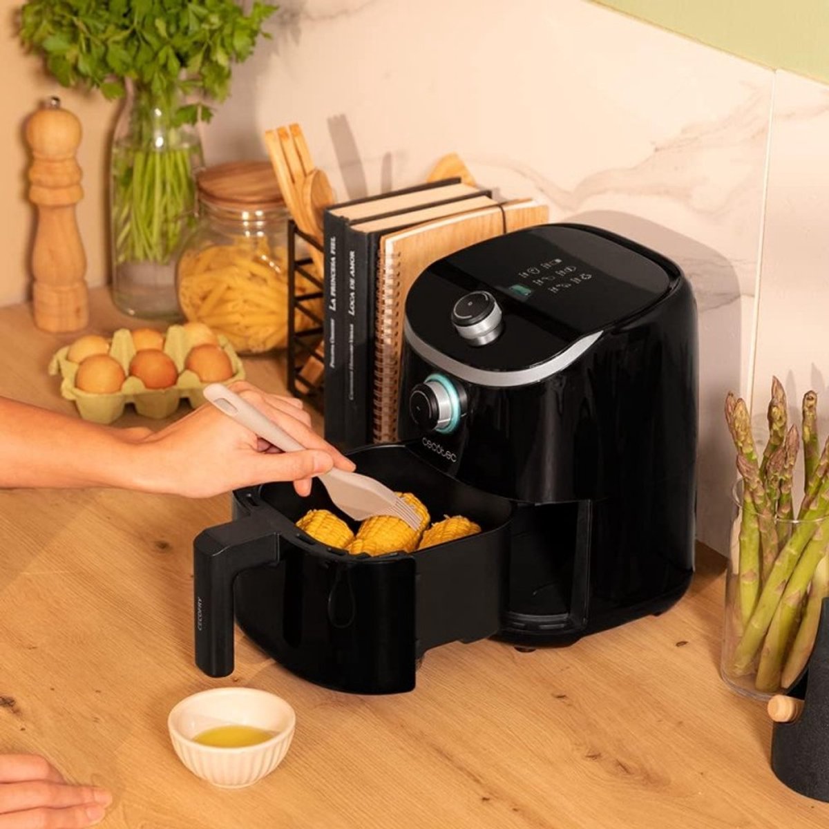 Wat vinden we goed aan de Cecotec Cecofry Pixel 2500 Friteuse 2,5L 1000W