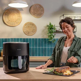 Cecotec Cecofry&Grill Duoheat 6500 Heteluchtfriteuse 6,5 l Zwart