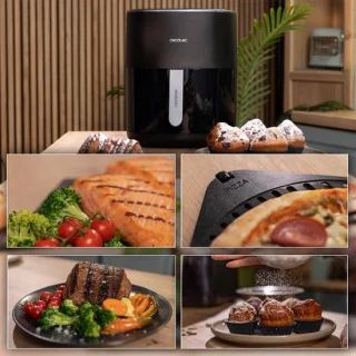 Cecotec Cecofry&Grill Duoheat 6500 Heteluchtfriteuse 6,5 l Zwart