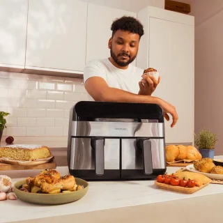 Cecotec Dubbele Airfryer XXL 9L Touchscreen 2800W