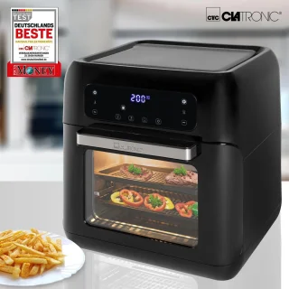 Clatronic FR 3747 H heteluchtfriteuse 11L zwart