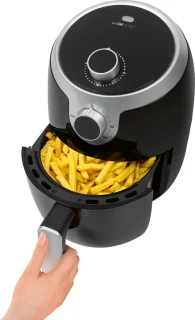 Clatronic FR 3769 H Airfryer Zwart/Zilver 1000W
