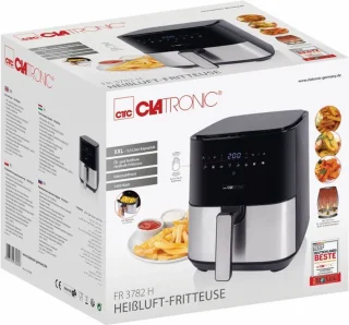 Clatronic FR 3782 H Airfryer Zwart RVS