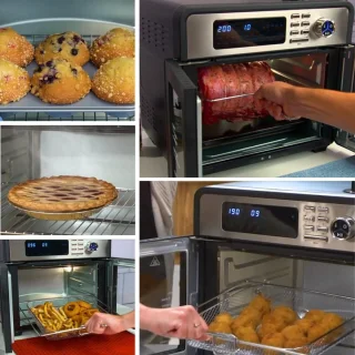 Combi Hetelucht- en Frituuroven