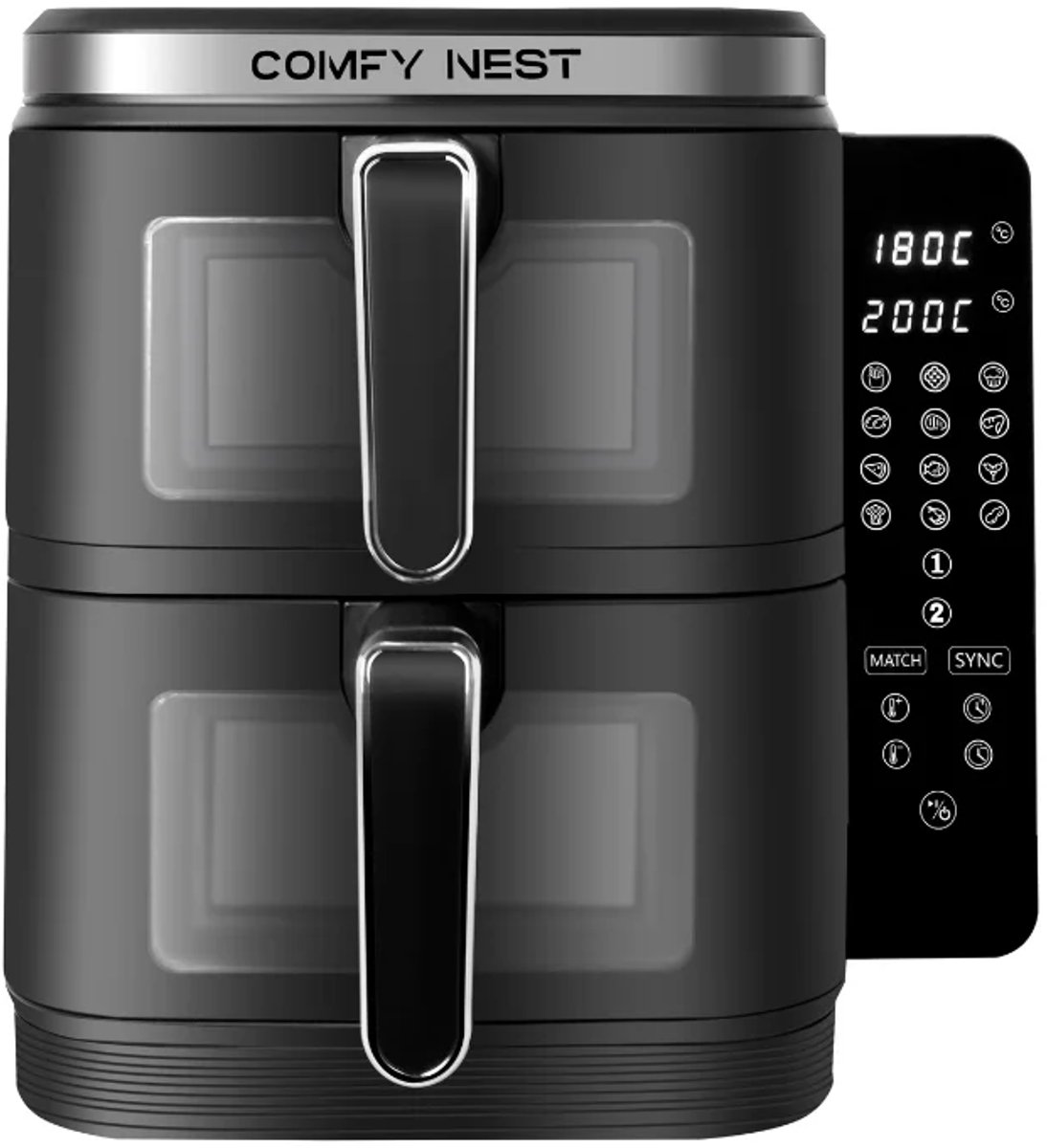 Wat vinden we goed aan de Comfy Nest CN-06184 Airfryer 11L Dubbele Mand