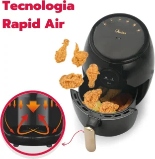 Compacte 2L heteluchtfriteuse