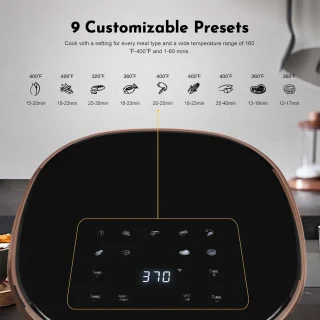 Compacte Airfryer 3,6 L - Zwart