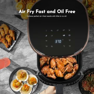 Compacte Airfryer 3,6 L - Zwart