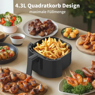 Compacte AirFryer 4,3 L
