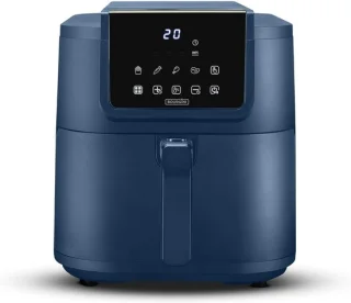 Compacte airfryer 8l blauw