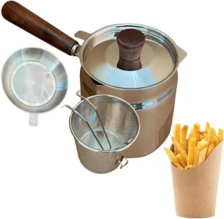 Compacte friteuse roestvrij staal
