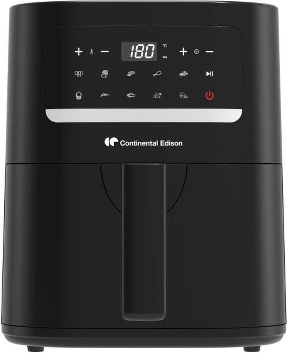 Continental Edison FRSH1400B Airfryer 4,5L Zwart