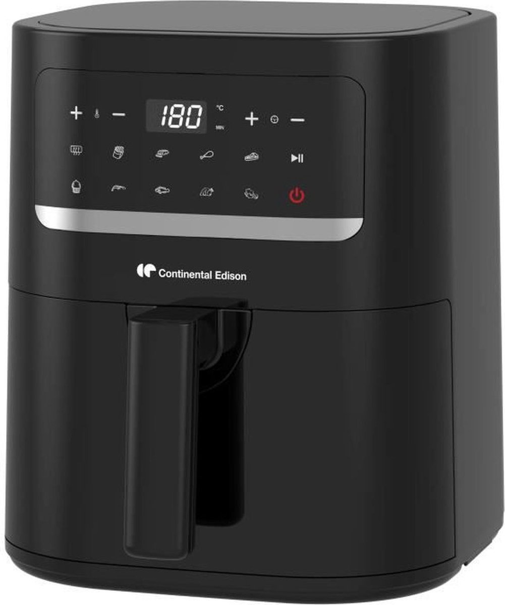 Continental Edison FRSH1400B Airfryer 4,5L Zwart