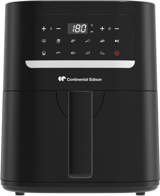 Continental Edison FRSH1400B Airfryer 4,5L Zwart