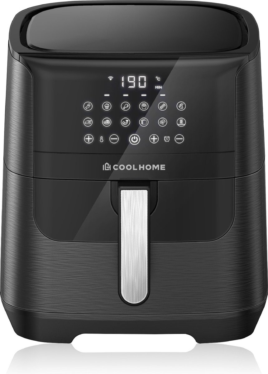 De CoolHome AF23 Airfryer XXL Deluxe - 6,5L - Zwart in één oogopslag