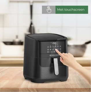 CoolHome AF23 Airfryer XXL Deluxe - 6,5L - Zwart