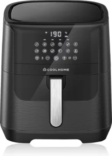 CoolHome AF23 Airfryer XXL Deluxe - 6,5L - Zwart