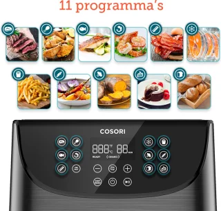 Cosori Airfryer XL 5.5L Zwart