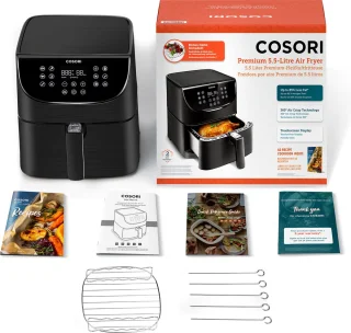Cosori Airfryer XL 5.5L Zwart