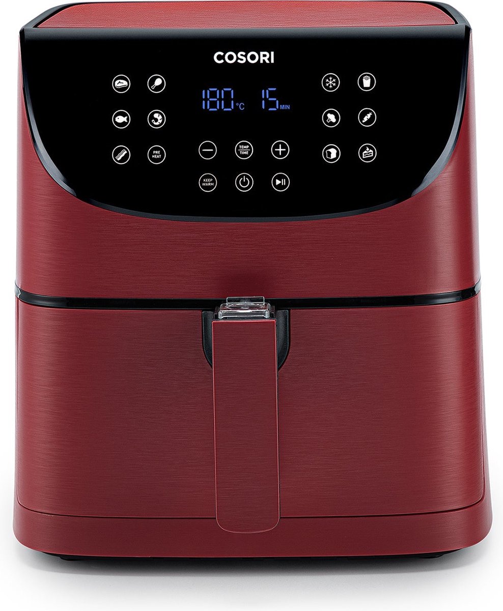 Cosori CP158 AFRXR 5.5L Heteluchtfriteuse Rood