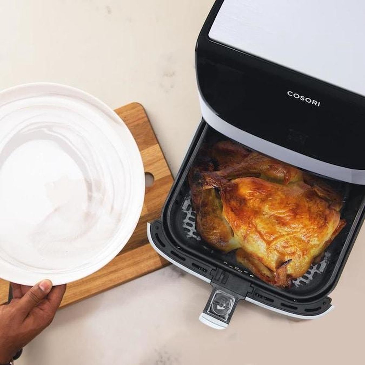Cosori CP158 AFRXW Heteluchtfriteuse 5.5L Wit