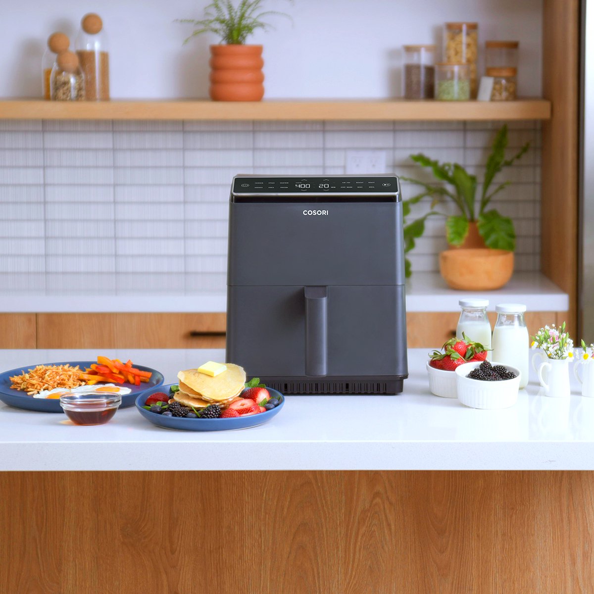 Cosori Dual Blaze XXL Heteluchtfriteuse Antraciet